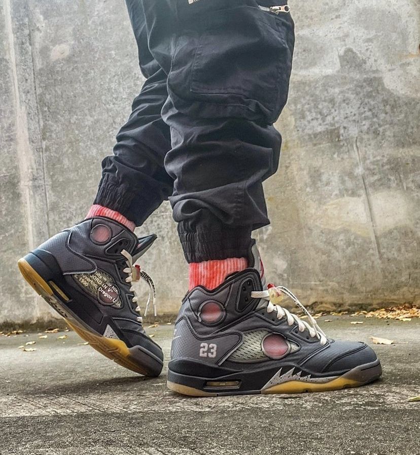 Air Jordan 5 x Off-White Retro SP 'Muslin' photo review